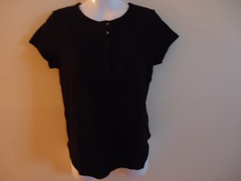 Women&#39;s Old Navy Fitted, Short Sleeve Henley Shirts Size  M XL NWT - $15.30