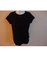 Women&#39;s Old Navy Fitted, Short Sleeve Henley Shirts Size  M XL NWT - £12.67 GBP