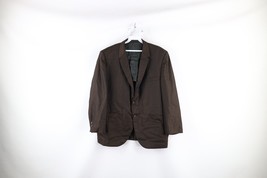 Vtg 70s Streetwear Mens 44R Wool Blend Chromatic 2 Button Suit Coat Jack... - £39.30 GBP