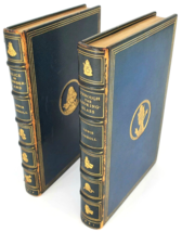 1876 Alice in Wonderland &amp; 1881 Through the Looking Glass Lewis Carroll Book Set - £4,997.31 GBP