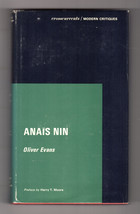 ANAIS NIN by Oliver Evans First edition Hardcover DJ Literary Criticism Study - £14.22 GBP