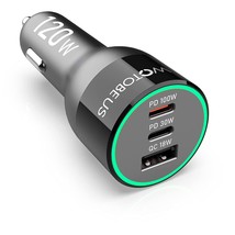 120W Usb C Car Charger Super Fast Charging|Color Changing Led|Pd 3.0 100W|Pps 45 - £55.59 GBP