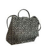 Nine West Snow Leopard Animal Print Handbag Purse Shoulder Bag 9.5&quot;X7.5&quot; - £9.04 GBP
