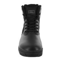 MENS MAGNUM STEALTH LEATHER STEEL TOE 7.5 BLACK CAMBRELLE LINING TACTICA... - $88.17