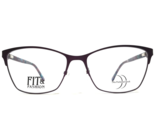 Fit &amp; Fashion Eyeglasses Frames DP-00365 SERENA Purple Blue Square 59-17... - $24.74
