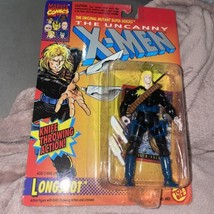 1993 The Uncanny X-Men &quot;LONGSHOT&quot; Action Figure Toy Collectible W/ Trading Card - £7.82 GBP