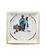 VINTAGE NORMAN ROCKWELL MINI PLATE COLLECTION SWEET SURPRISE SPRING 1984... - £8.63 GBP