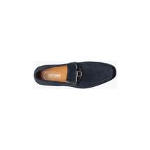 Men's Stacy Adams Palladian Moc Toe Slip On Shoes Navy Suede 25549-415 image 4