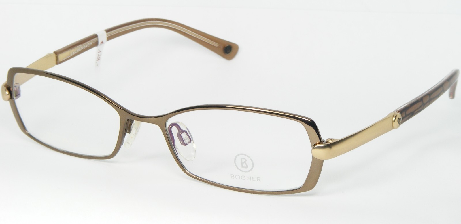 BOGNER TITAN 732011 60 GOLDEN BROWN /GOLD EYEGLASSES GLASSES FRAME 52-17... - $77.33