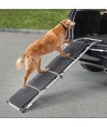 Hammacher Portable Pet Staircase Ramp Tubular Steel Frame 58&quot; Folding Do... - €72,72 EUR