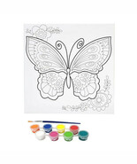 Misco Toys 11-Piece Canvas Paint Kit with Pre-Drawn Outline 8 Colors and... - $165.89 MXN