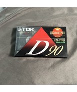 TDK D90 Standard Audio Cassette (IEC1/Type1) - NEW &amp; SEALED - $139.21 MXN
