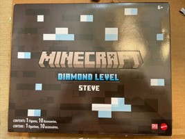 2022 SDCC Minecraft Diamond Level Steve Collector Action Figure Mattel - $48.51
