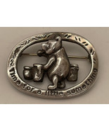 Disney Vintage Sterling 925 WINNIE THE POOH TIME FOR A LITTLE SOMETHING ... - £21.68 GBP