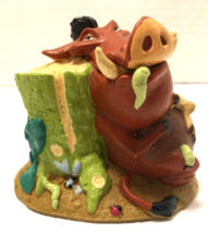 Disney Lion King PUMBAA With Timon PASSED OUT Classic Figure - $9.90