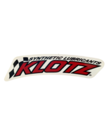 KLOTZ SYNTHETIC LUBRICANTS STICKER 9x 2 FENDER DECAL Authentic / Original - $5.49