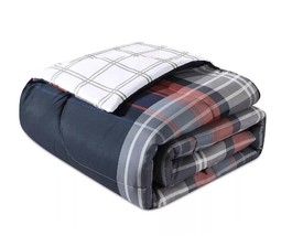 Hallmart Collectibles Sianan 8-Pc. Reversible Plaid King Comforter Set T4103647 - £63.46 GBP