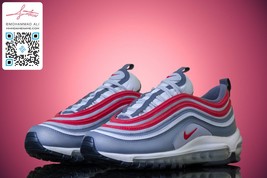 Nike Air Max 97 Women&#39;s Sneaker gray/red - £53.32 GBP