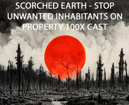100X FULL COVEN SCORCHED EARTH STOP UNWANTED INHABITANTS PROPERTY MAGICK WITCH  image 2