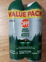 2–OFF! Deep Woods Insect Repellent V 6 oz per can ; non-aerosol - $19.78