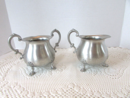 Vintage Empire Silverplate 4 Legged Suger Bowl and Creamer Set - $224.23 MXN