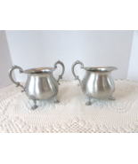 Vintage Empire Silverplate 4 Legged Suger Bowl and Creamer Set - $222.38 MXN