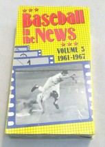 Baseball In The News Volume 3 1961 Thru 1967 Vhs Rare Brand New Sealed Mlb - £7.88 GBP