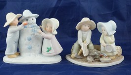 Circle of Friends by Masterpiece Homco 2X Snow Play / Thanksgiving is Coming   - £24.60 GBP