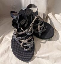 Chaco Damen Sportsandalen Größe 10 Lila Grün Triple Pixel Weben Riemen S... - $41.56