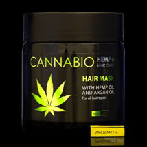 CANNABIO - Hair mask with Hemp oil and Argan oil – 500 ml - $36.50