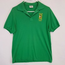 Vtg 70s 80s UO Stedman Oregon Ducks Alumni Band Polo Shirt Sz M Green USA Made - £21.95 GBP