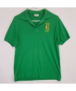 Vtg 70s 80s UO Stedman Oregon Ducks Alumni Band Polo Shirt Sz M Green US... - £21.92 GBP