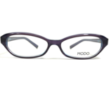 MODO Brille Rahmen MOD 3008 Pur Blau Klar Violett Cat Eye Voll Felge 51-... - $116.16