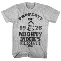 Rocky Balboa Property of Mighty Mick&#39;s Boxing Gym Men&#39;s T Shirt Philadephia 1976 - £19.98 GBP+