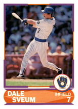 1989 Score Young Superstars #24 Dale Sveum Brewers - £1.00 GBP