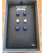 Blue Fashion Ear Studs Earrings Gift Ships N 24h - $56.36