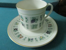 ROYAL DOULTON tea Cup &amp; Saucer, &quot;Tapestry&quot; pattern England orig [85] - £43.06 GBP