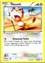 Pokémon TCG Meowth Generations 53/83 Regular Common 2016 NM - $3.29