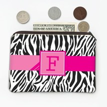 Animal Print Zebra : Gift Coin Purse Fashion Personalized Name Fauna Wildlife - £7.90 GBP