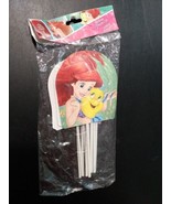 Disney Little Mermaid 12 Pc toppers/food/Party/Birthday/cake/Party Favor... - $5.41 CAD