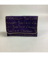 Yves Saint Laurent Purple Gold Perfume/Make Up Bag Pouch - $272.87 MXN