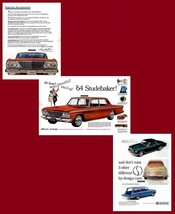 1964 Studebaker Cruiser, Hawk, Avanti, Wagonaire Vintage Color Ad -GROSSE... - £14.18 GBP