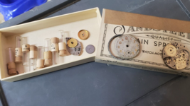 Vintage Old Elgin Wristwatch Parts Vials Dial movement springs # 815 66380 - £17.82 GBP