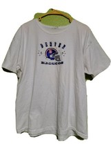 Vintage 80s 90s Denver Broncos Football Helmet Tee Shirt Single Stitch Adult - £23.03 GBP