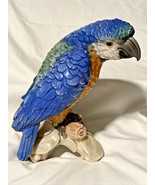 Goebel Blue Green Parrot Macaw Tropical Bird Figurine W Germany CV79 Sti... - $123.75