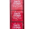 Fun Santa I&#39;ve Been Naughty Red and White Christmas Assorted Magnets - $9.22