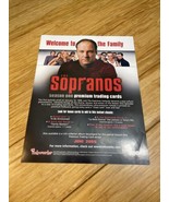 Inkworks 2005 The Sopranos Trading Card Promotional Poster KG JD - $283.25 MXN