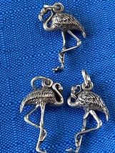 VINTAGE STERLING  FLAMINGO ? CHARM  - WE HAVE 3 SOLD SEPERATELY  - £18.87 GBP