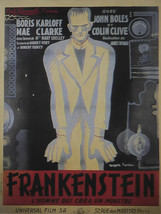 Frankenstein (1931) - Boris Karloff - Movie Poster - Framed Picture 11 x 14 - £25.97 GBP