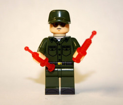 Building Block Steve Rogers Army Disguise Captain America Minifigure Custom Toys - £4.79 GBP